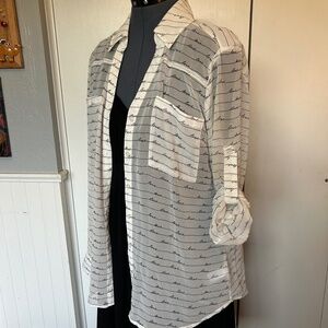 Sheer blouse